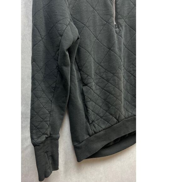 Lululemon Womens Engineered Warmth Half-Zip Pullover Emboss Black Size 4 - Picture 12 of 16